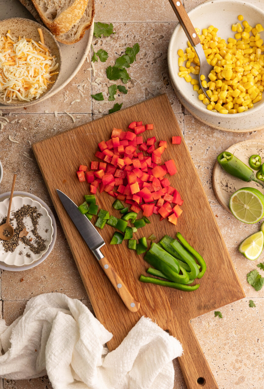 corn toast ingredients