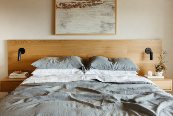 Minimalist bedroom.