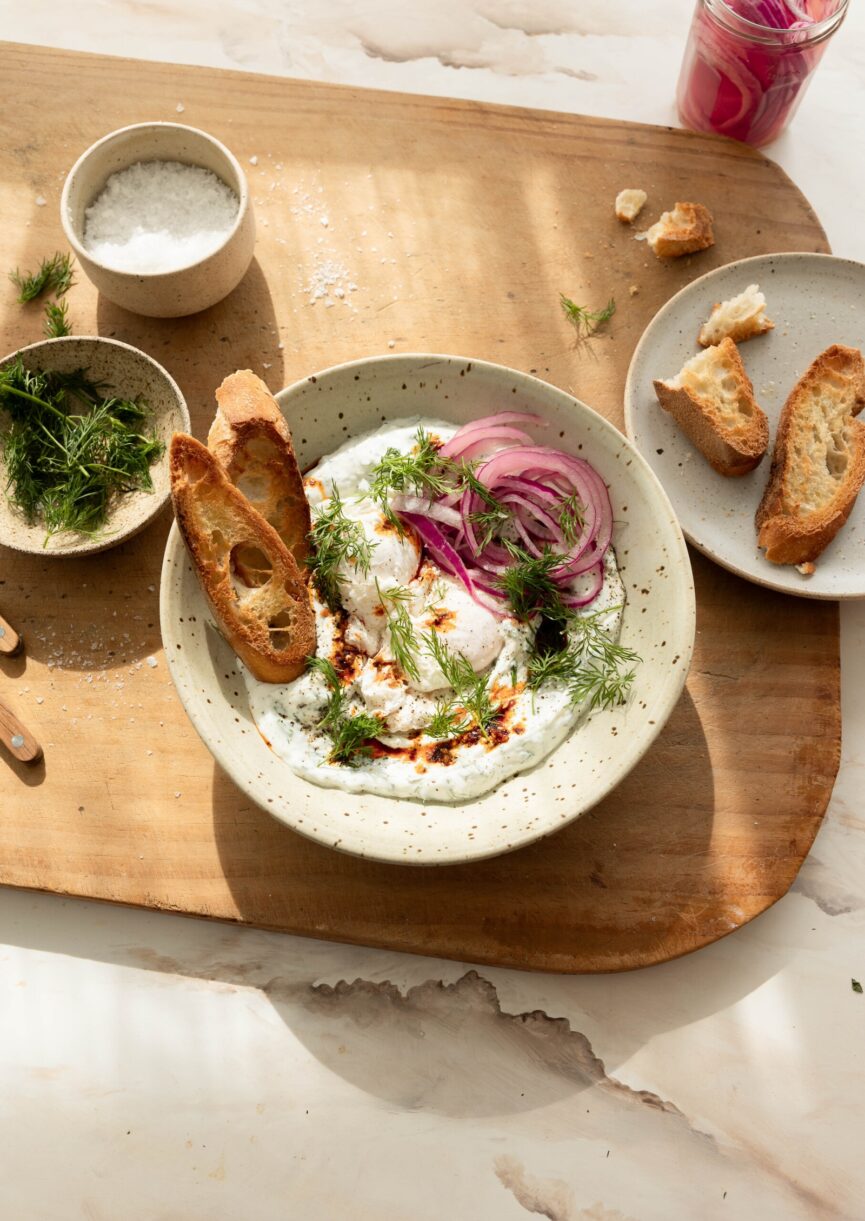 spicy turkish eggs